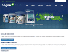 Tablet Screenshot of hagendobrasil.com.br